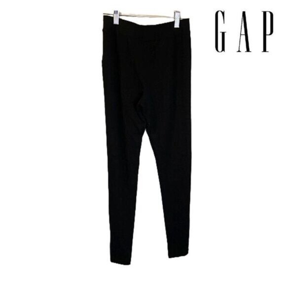 GAP Women's Black Leggings‎ in Stretch Jersey - Picture 4 of 8